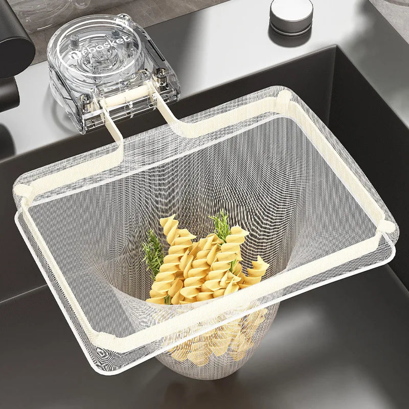 Suction Sink Drain Net Rack Anti-Clog Kitchen Waste Filter