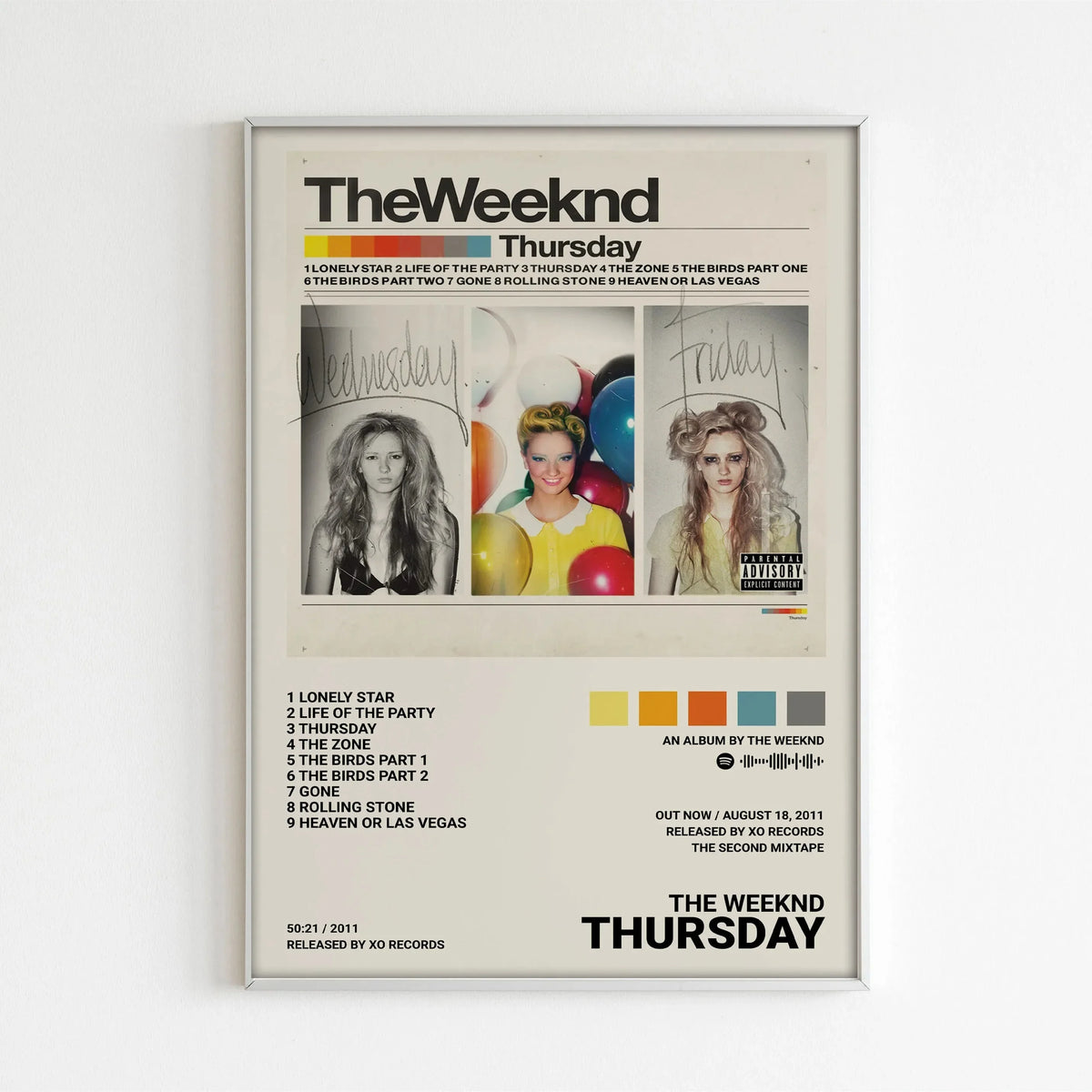 The Weeknd Hip Hop Music Canvas Wall Art Poster - Unframed Album Star Print for Living Room & Home Decor - Hom Haven