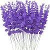 10/20/50pcs Artificial Eucalyptus Leaves Wholesale Fake Plants Vase Home table Party Wedding Decoration Outdoor Garden Christmas