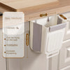 Foldable Hanging Kitchen Trash Can Space-Saving Cabinet Waste Bin
