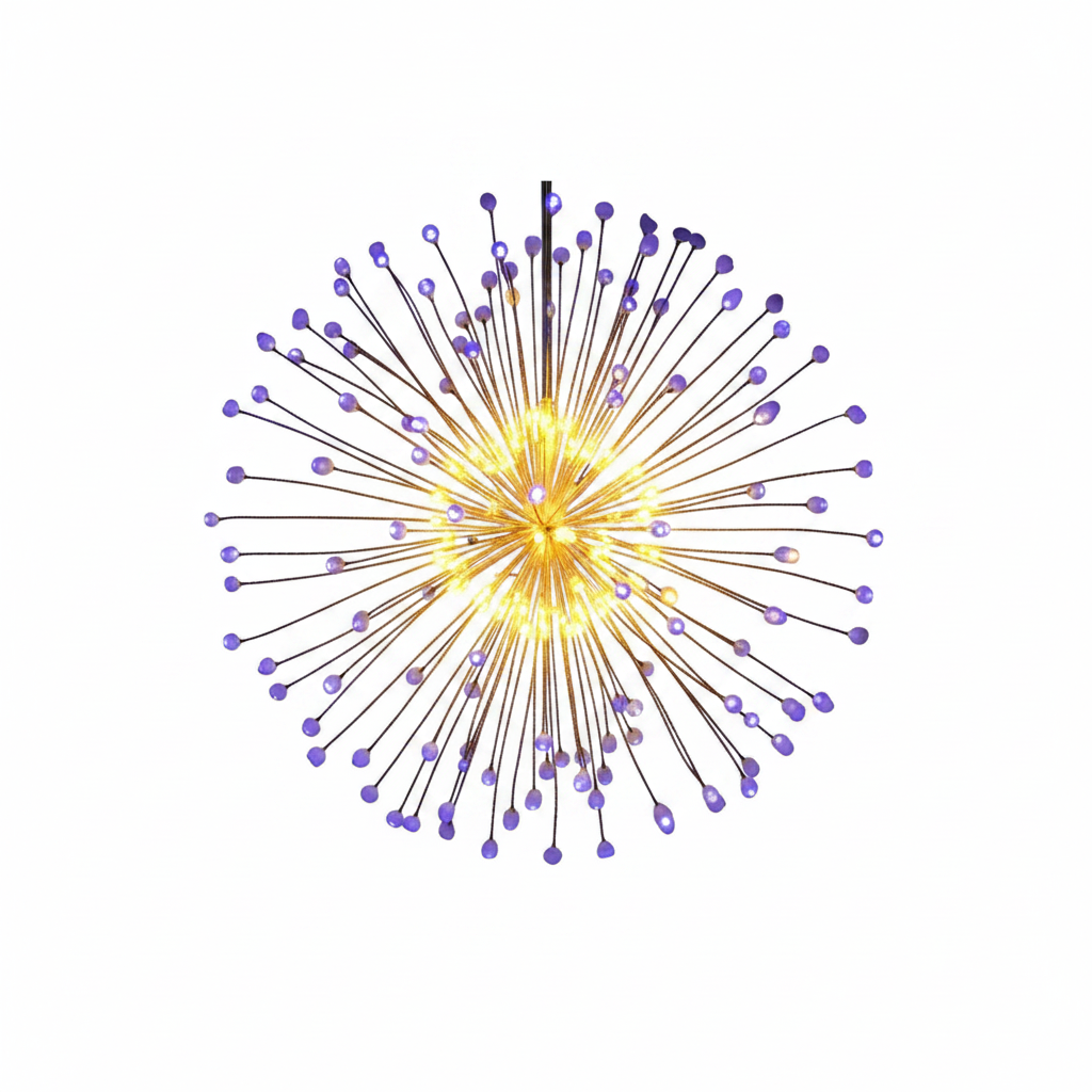 Solar Firework LED Lights Outdoor Copper Wire Fairy Lights for Garden