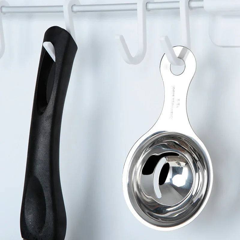 Stainless Steel Egg Yolk & White Separator - Food Grade Kitchen Filter Tool