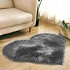 Faux Sheepskin Shaggy Area Rug - Non-Slip Fluffy Soft Imitation Wool Bedroom & Indoor Carpet