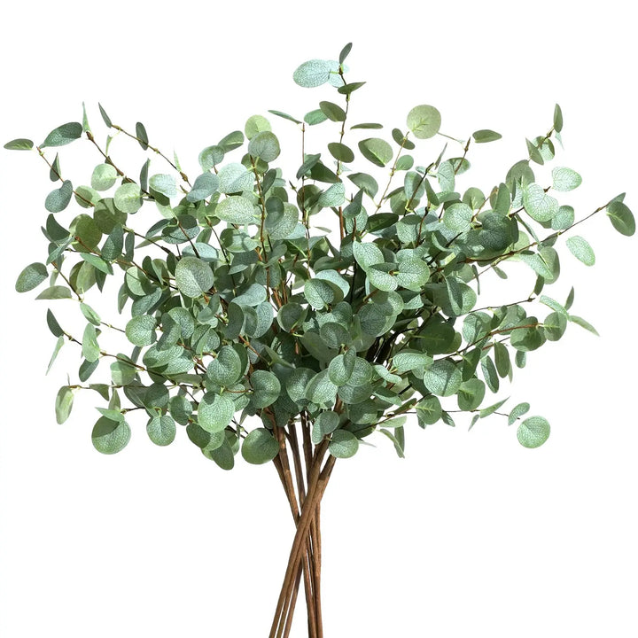 1/3pcs Artificial Eucalyptus Stems Fake Plants Decor for Vase Home Room Party Table Wedding Decorations Faux Eucalyptus Leaf