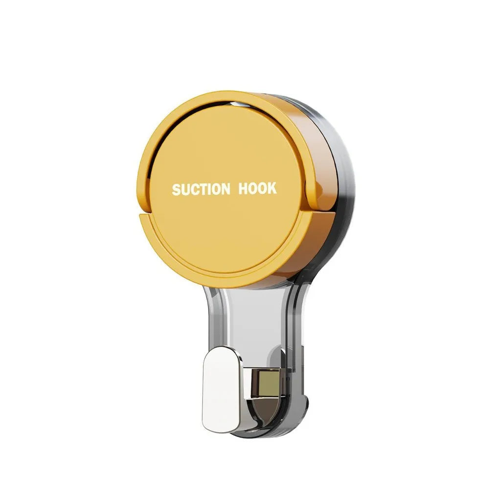 Strong Vacuum Suction Hooks - No-Drill Traceless Adhesive Hooks for Bathroom, Kitchen & Door