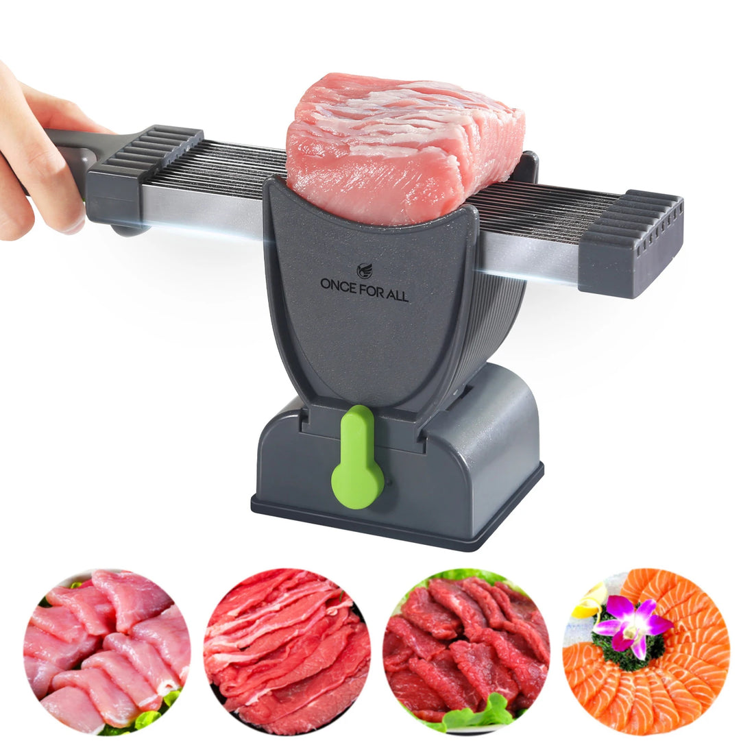 Manual Meat Slicer Cleaver Knife Set for Beef and Meat Cutting
