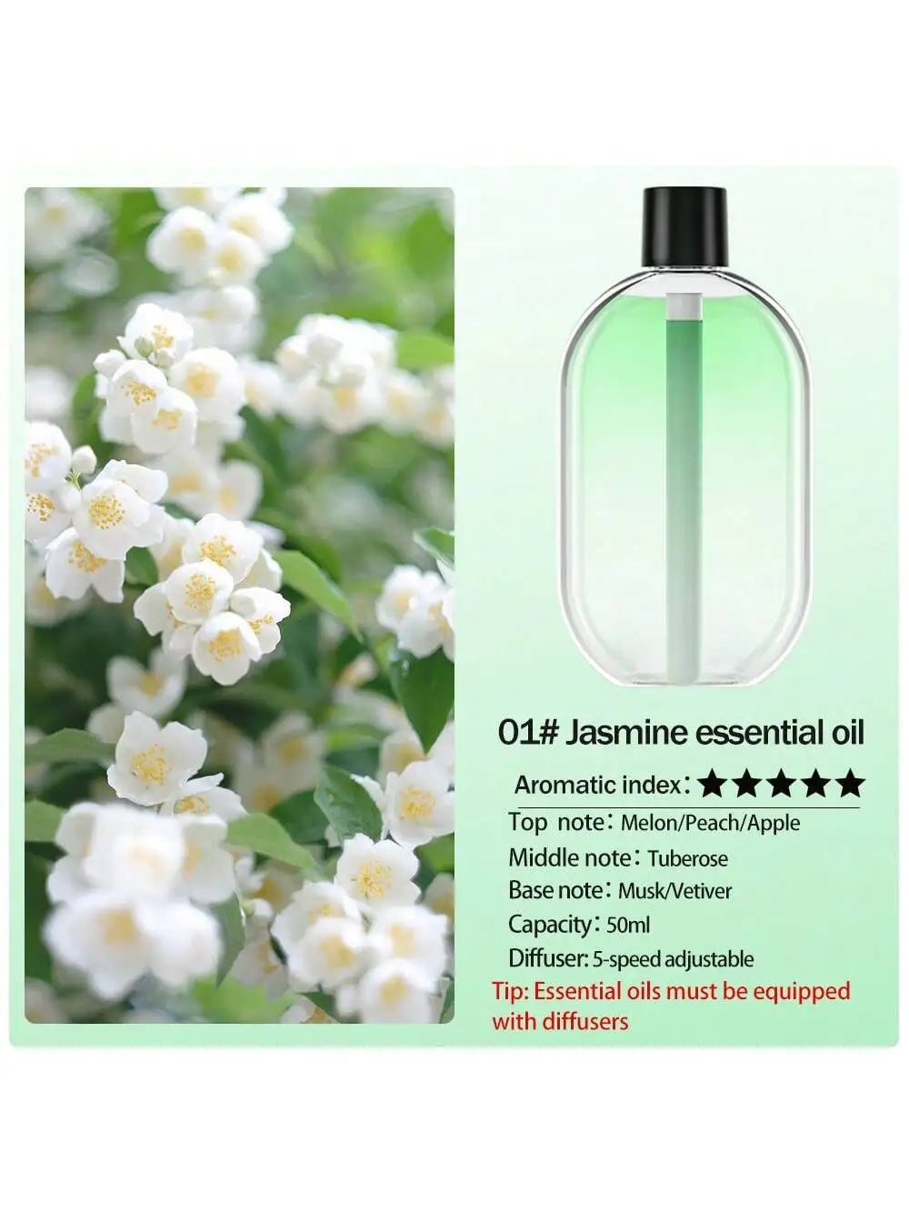 Rechargeable Portable Aromatherapy Diffuser with Essential Oil Deodorizer