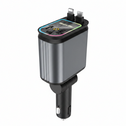 5-in-1 PD45W Car Charger with Starlight Aromatherapy Air Freshener - Hom Haven