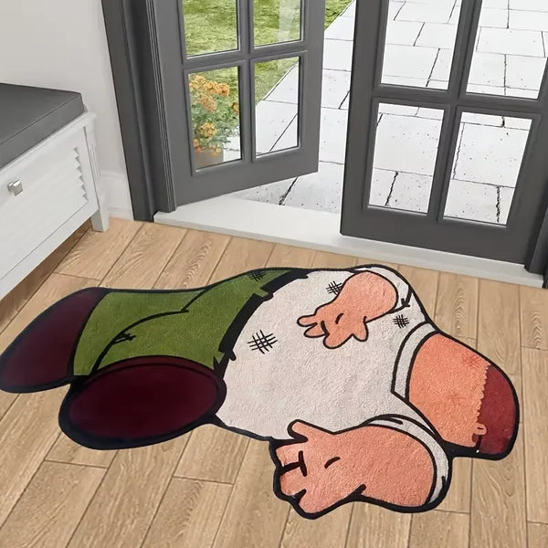 VIKAMA Anime Character Rug - Soft Non-Slip Crystal Velvet Bedroom & Entrance Mat for Anime Fans - Hom Haven