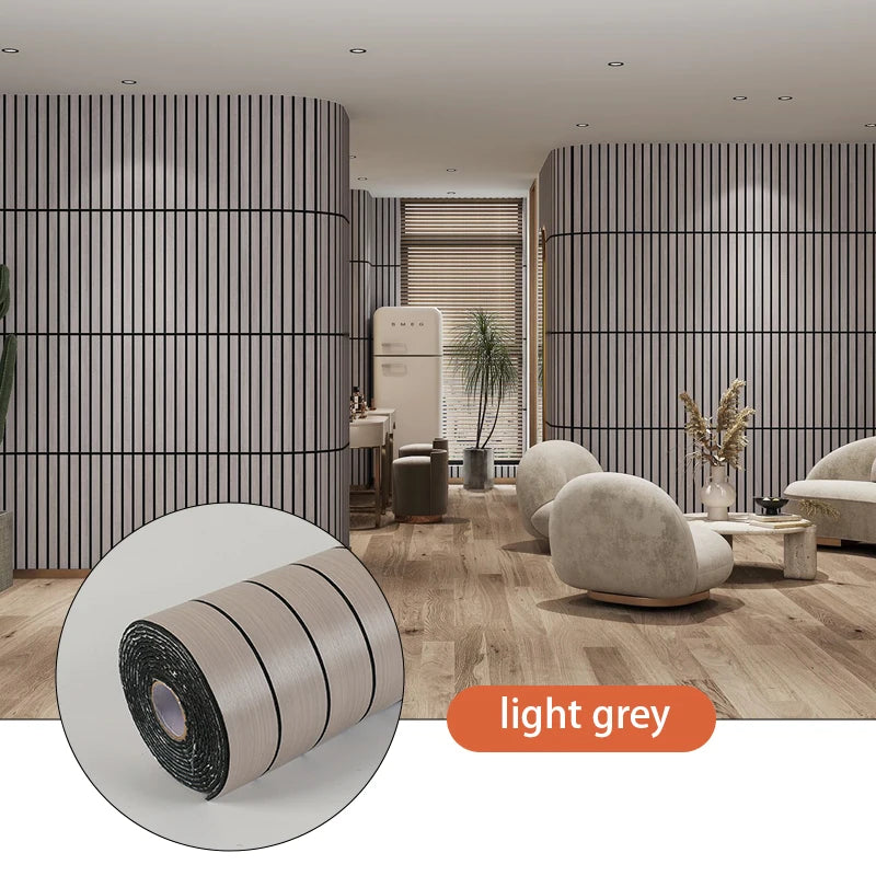 Self-Adhesive 3D Foam Wall Panel Sticker Roll - Peel & Stick Waterproof DIY Wallpaper for Living Room, Ceiling & Kitchen - Hom Haven