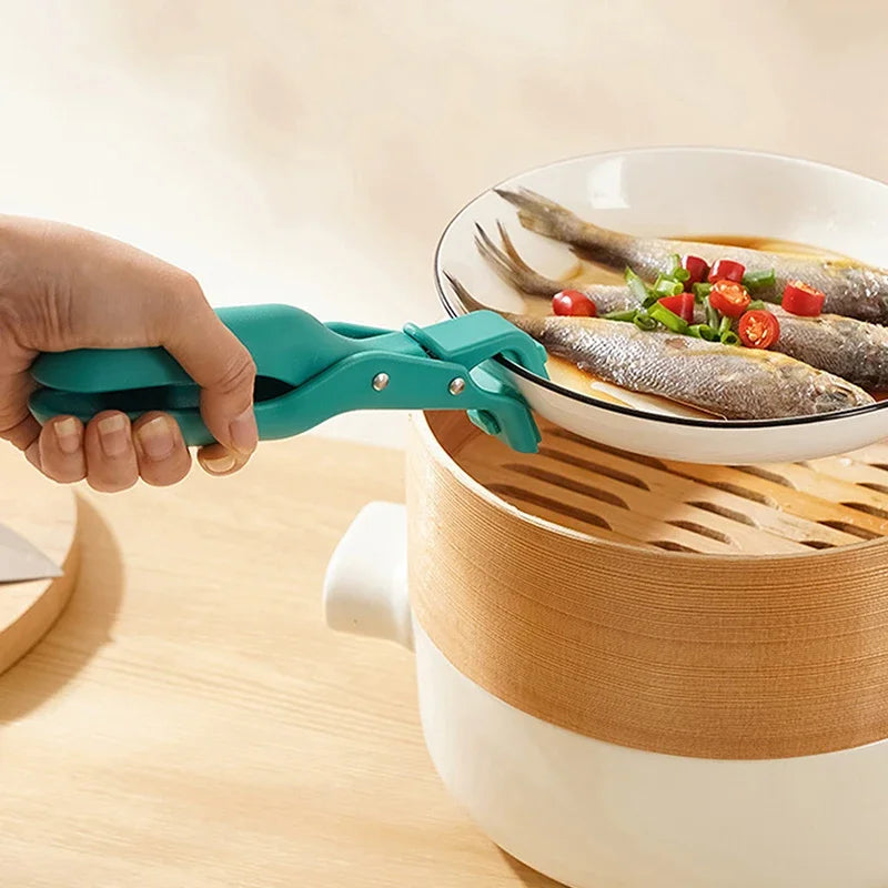 Hot Plate Gripper Clips Tongs for Bowls, Pans & Oven Use