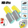 1/2/4PCS Shoe Washing Machine Bag with Liquid Shoe Brush Set Durable Laundry Shoe Bag and Soft Bristle Clean Brush for All Shoes