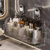 No-Drill Suction Bathroom Storage Shelf Organizer