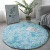 VIKAMA Ultra Soft Shaggy Round Rug - Fluffy White Carpet for Living Room, Bedroom & Kids Room