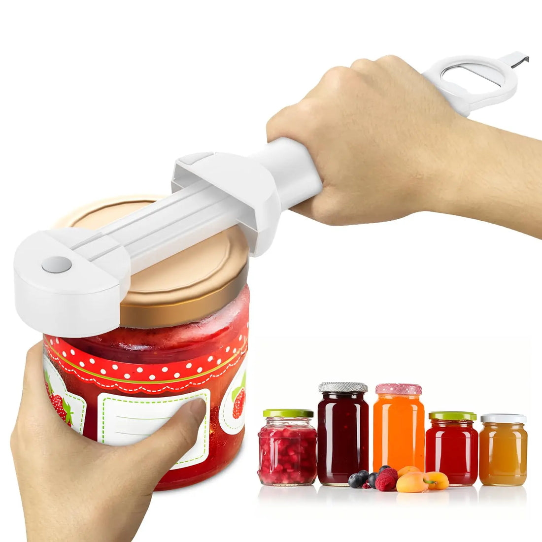 Adjustable Magnetic Bottle Opener for Weak Hands and Seniors