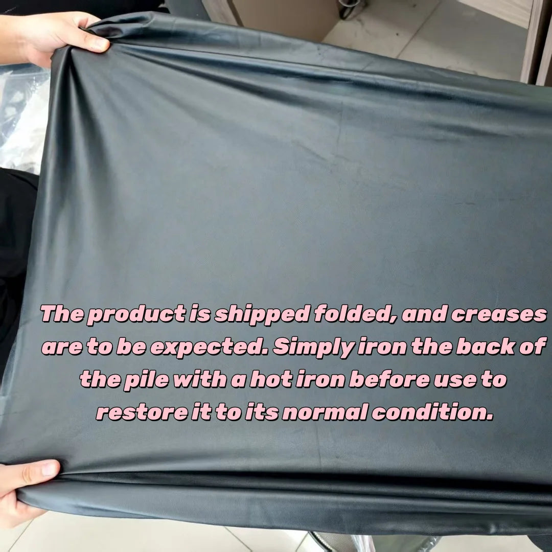 1pc tablecloth pad in durable waterproof leather - customised cover for table or dining table