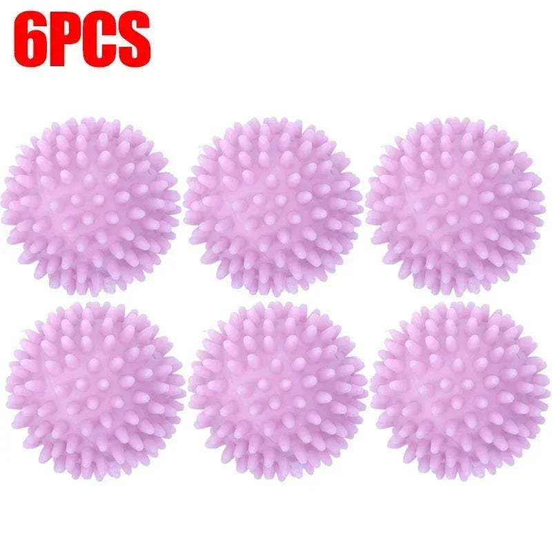 Reusable Anti-Winding Laundry Balls - Dryer & Washing Machine Balls for Tangle-Free Laundry (1/6 Pcs)