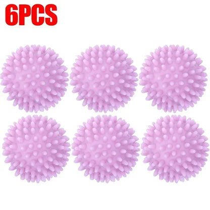 Reusable Anti-Winding Laundry Balls - Dryer & Washing Machine Balls for Tangle-Free Laundry (1/6 Pcs) - Hom Haven