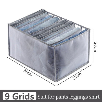 Foldable Underwear Drawer Organizer - Closet Divider Storage Box for Socks, Bras & Underpants - Hom Haven
