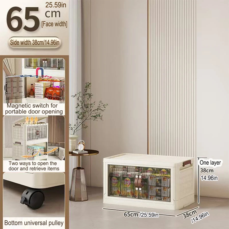 Large Capacity Foldable Wardrobe Storage Cabinet - Dustproof Closet Organizer, Easy to Install - Hom Haven