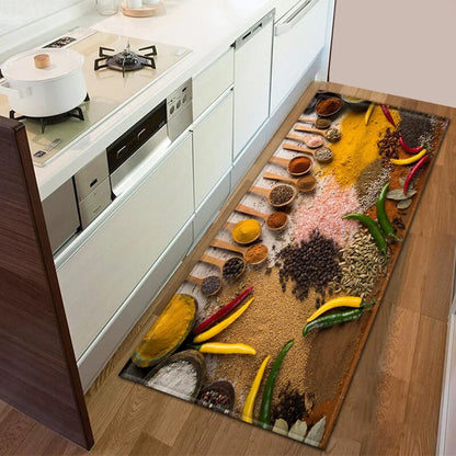 Durable High-End Kitchen Rug - Waterproof Non-Slip Washable Large Carpet for Home Entrance & Floor - Hom Haven