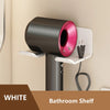 Hair Dryer Holder Wall Dryer Cradle Straightener Stand Hairdryer Organizer Box Toilet Blower Holder Shelf Bathroom Accessories