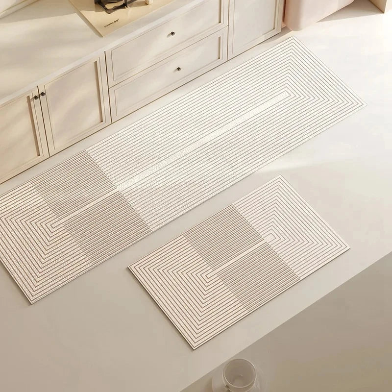 Super Absorbent Long Kitchen Floor Mat - Diatomite Anti-Slip Washable Bathroom & Entrance Doormat - Hom Haven