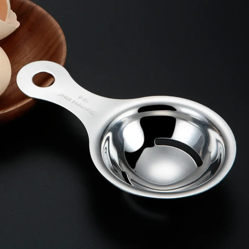 Stainless Steel Egg Yolk & White Separator - Food Grade Kitchen Filter Tool