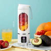 Portable 10-Blade USB Rechargeable Blender 450ml for Smoothies and Ice