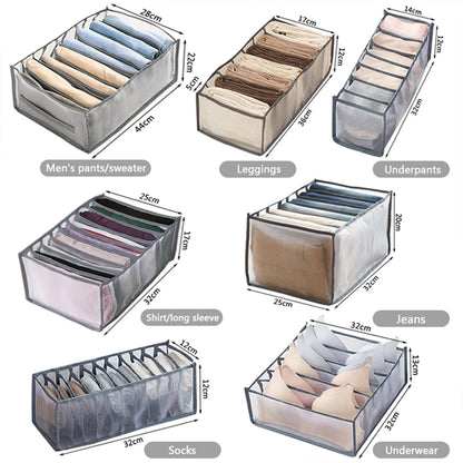 Foldable Underwear Drawer Organizer - Closet Divider Storage Box for Socks, Bras & Underpants - Hom Haven