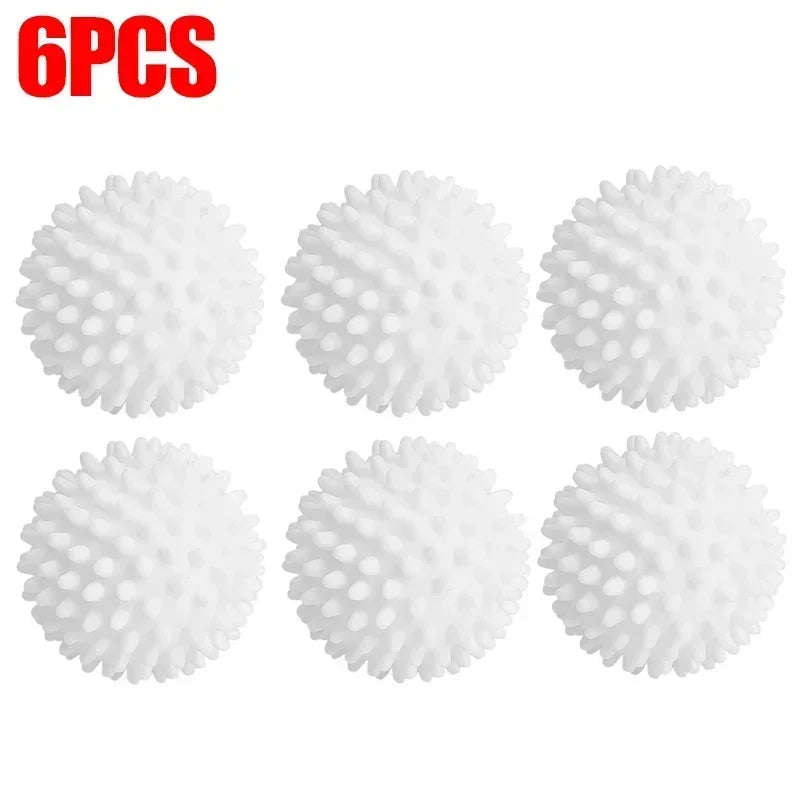 Reusable Anti-Winding Laundry Balls - Dryer & Washing Machine Balls for Tangle-Free Laundry (1/6 Pcs)