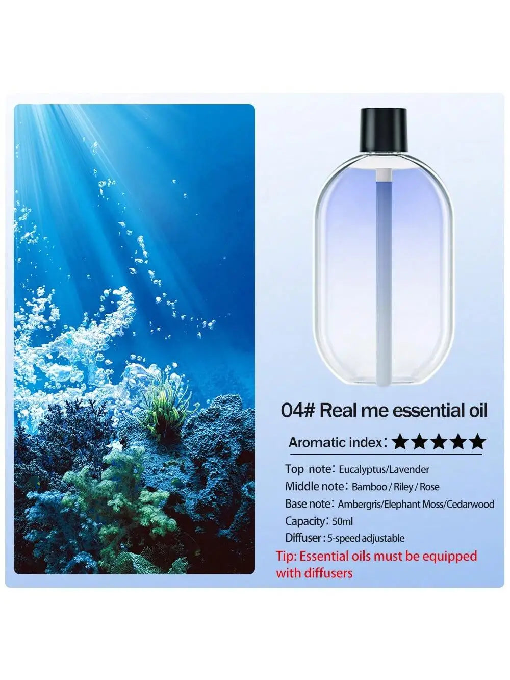 Rechargeable Portable Aromatherapy Diffuser with Essential Oil Deodorizer