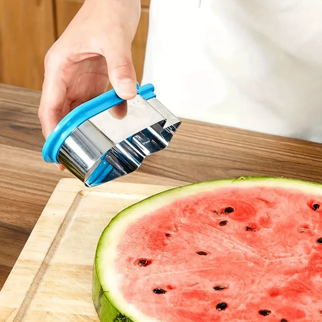 Stainless Steel Watermelon Slicer Popsicle Mold Summer Fruit Cutter