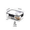 Refrigerator Crisper Storage Boxes, Sealed Fresh Food Organizer (3/1 Pcs)