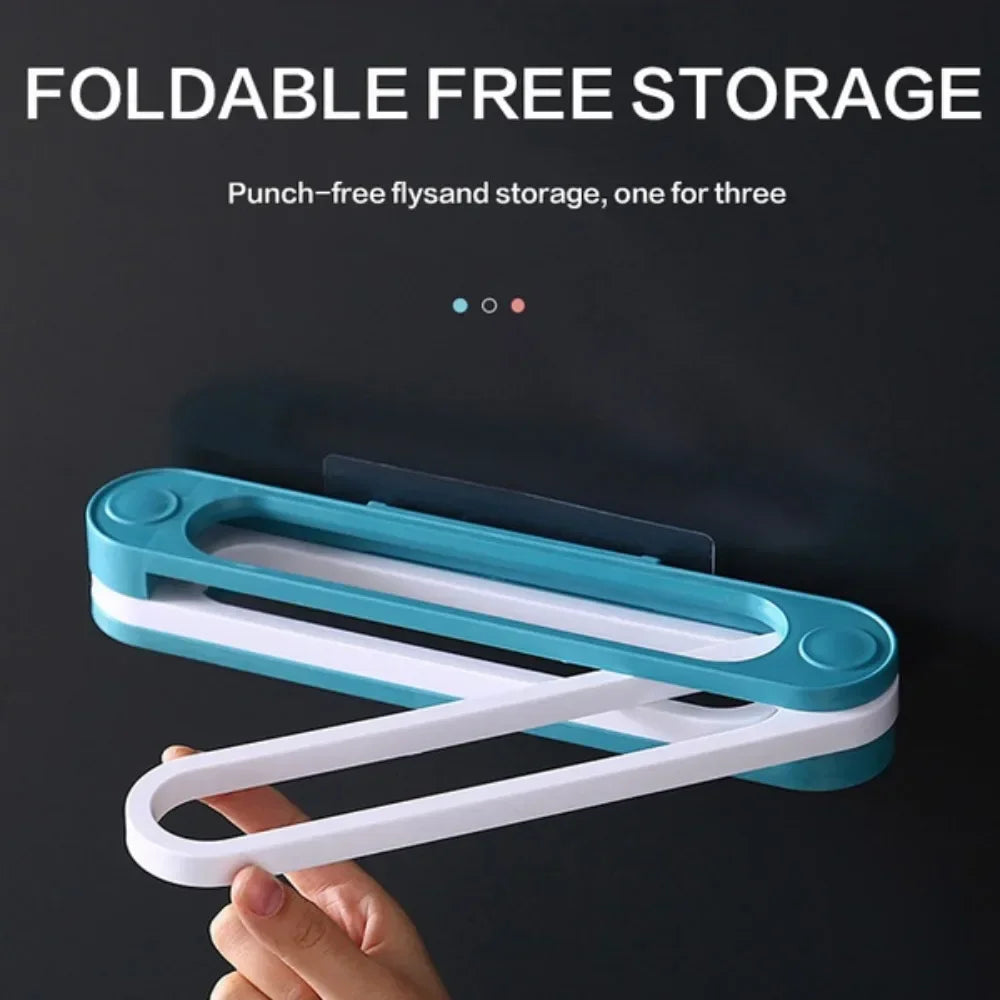 Foldable Waterproof Bathroom Shoe Rack Space-Saving Slipper Organizer