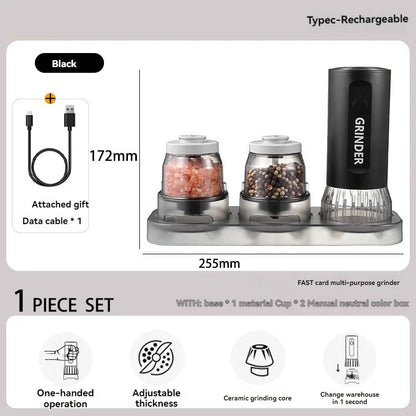 Multi-Functional Electric Pepper & Salt Grinder - Hom Haven