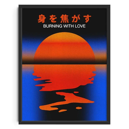 Retro Abstract Nourishing Soul Canvas Wall Art - Classic Unframed Print Poster for Home & Living Room Decoration - Hom Haven